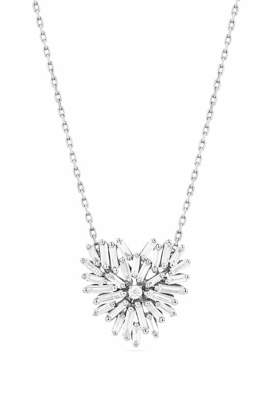 SUZANNE KALAN-Rose Gold Mini Heart Necklace-