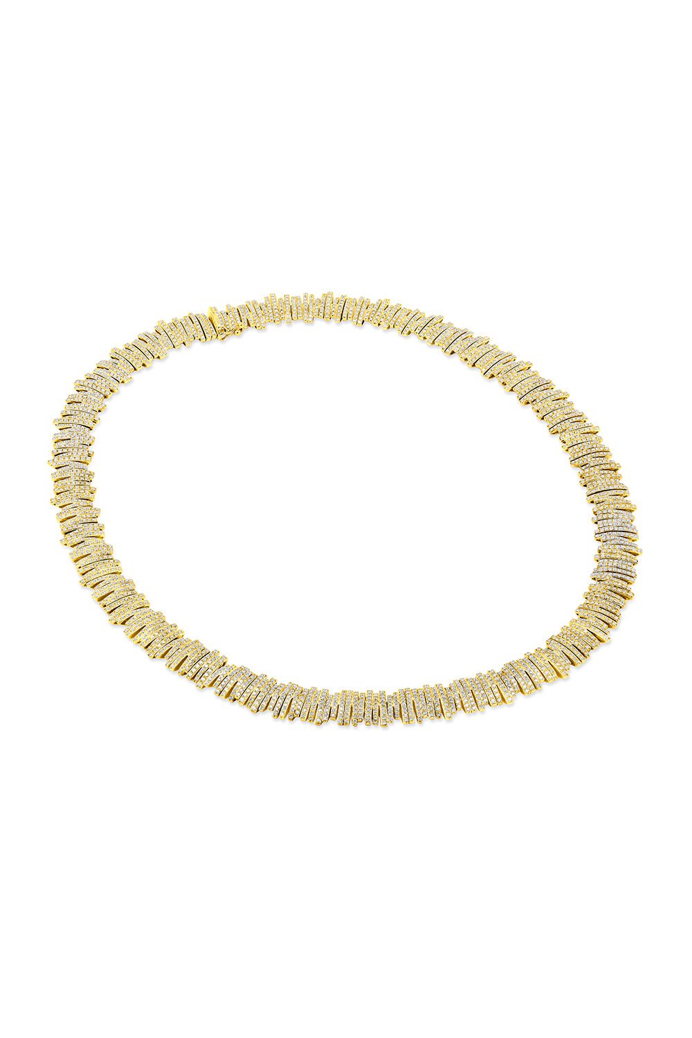 SUZANNE KALAN-Fireworks Diamond Necklace-YELLOW GOLD