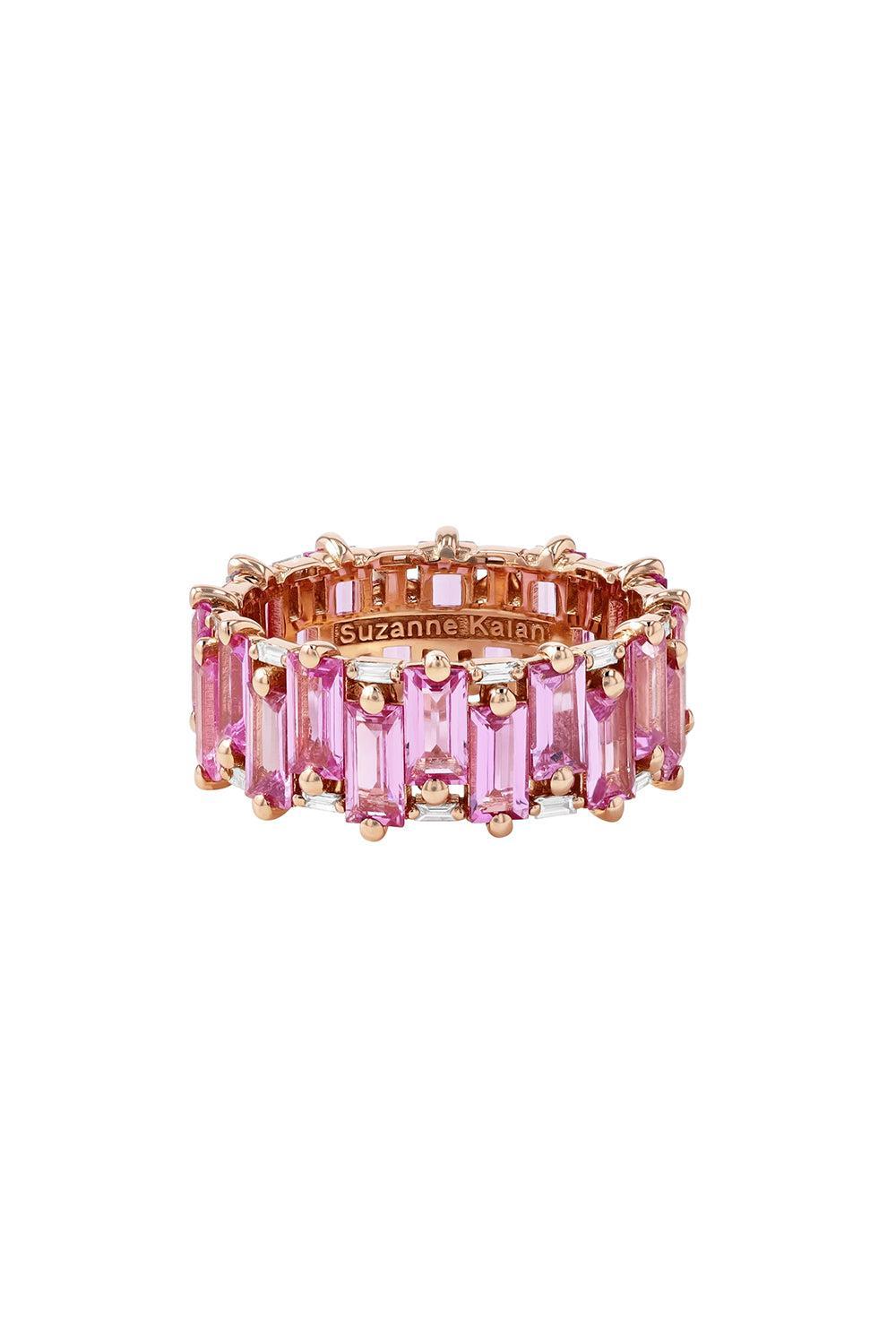 Light Pink Sapphire Eternity Rng-ROSE GOLD-10-JEWELRYFINE JEWELRING-SUZANNE KALAN