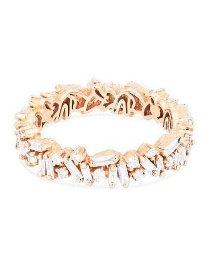 SUZANNE KALAN-Diamond Icon Eternity Band - Rose Gold-ROSE GOLD