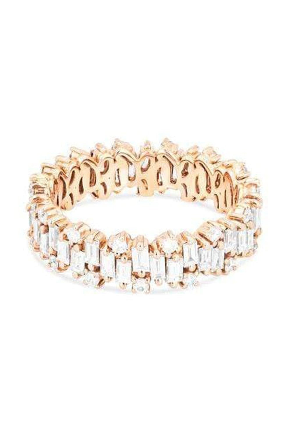 SUZANNE KALAN-Fireworks Eternity Diamond Band-ROSE GOLD