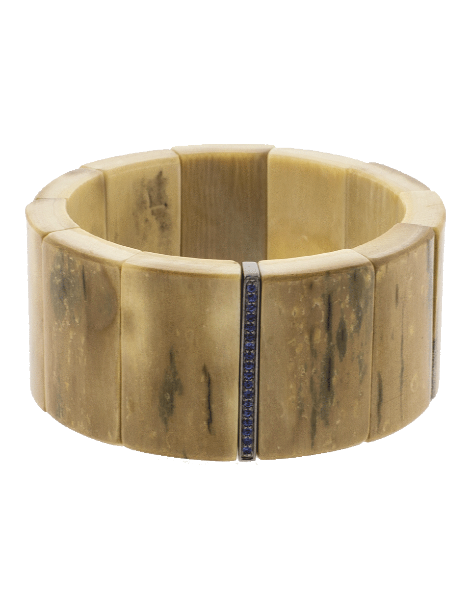 SYDNEY EVAN-Blue Sapphire Bracelet-BLACK GOLD