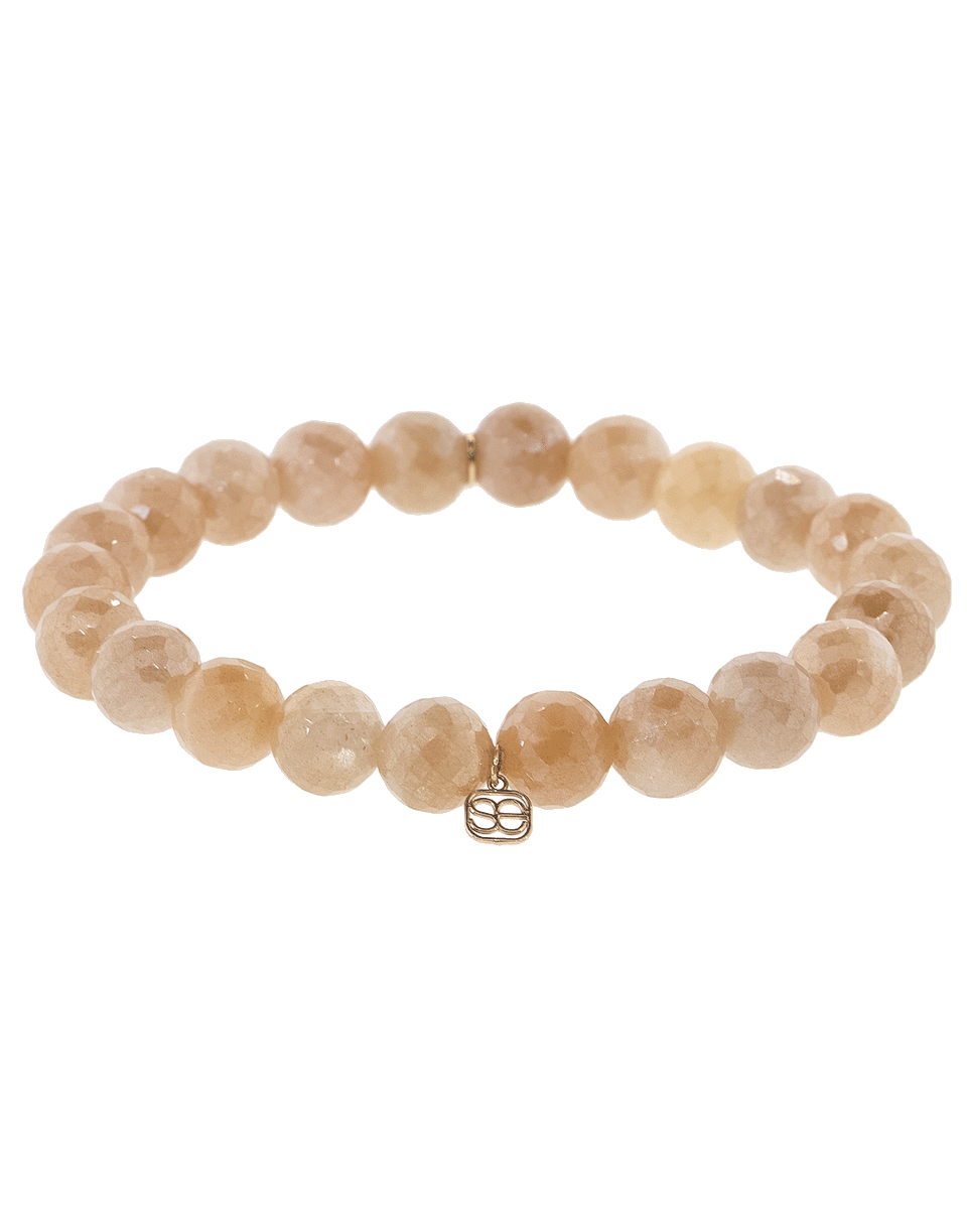 SYDNEY EVAN-Small Pave Eyelash Evil Eye Charm Bracelet-ROSE GOLD