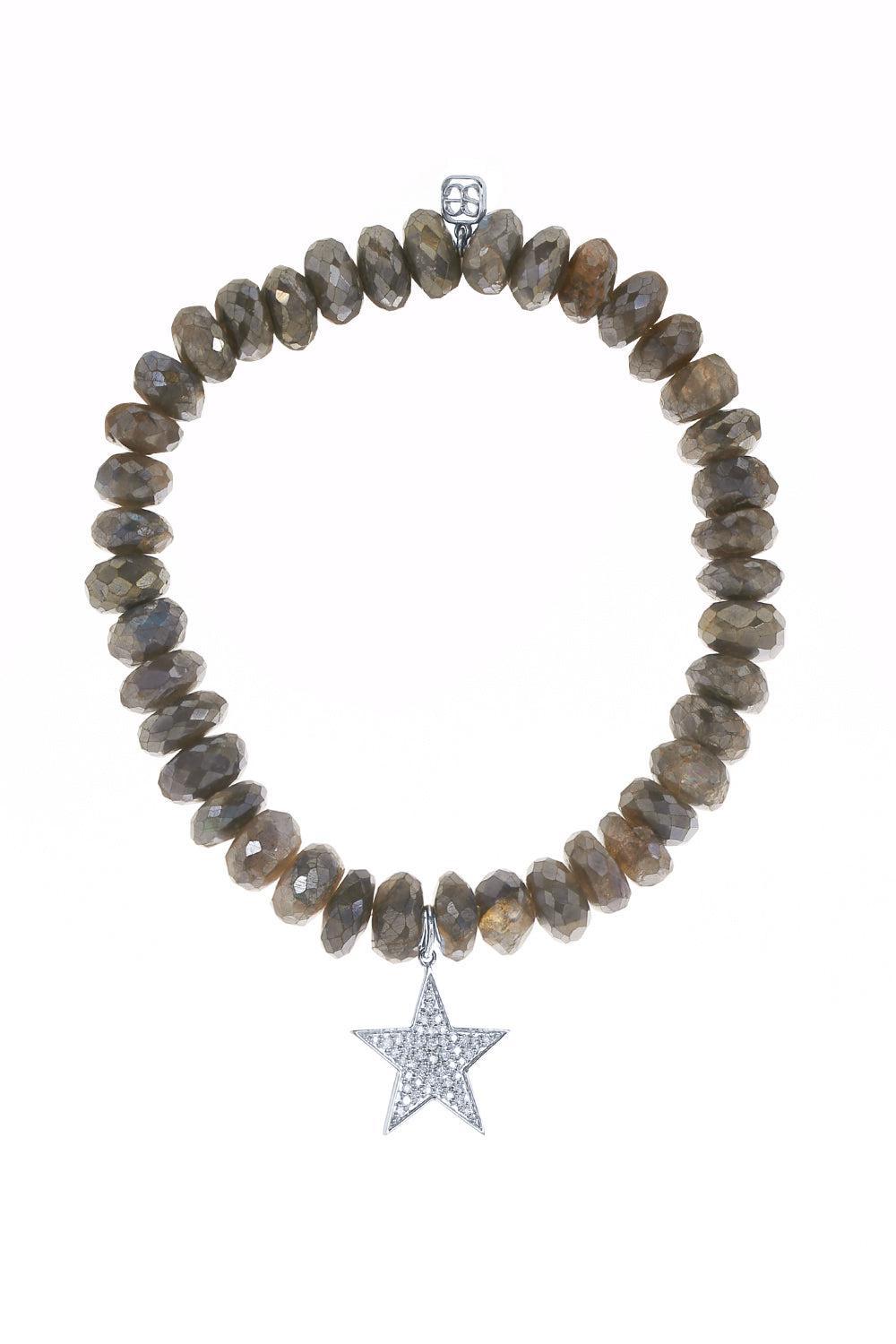 Medium Star Labradorite Charm Bracelet-WHITE GOLD-JEWELRYFINE JEWELBRACELET O-SYDNEY EVAN