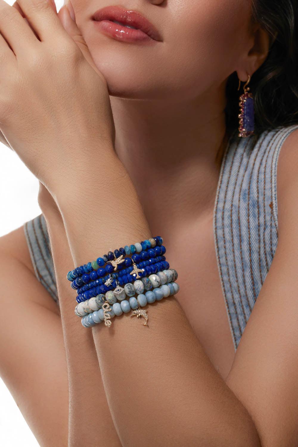 Airplane Lapis Charm Bracelet-YELLOW GOLD-JEWELRYFINE JEWELBRACELET O-SYDNEY EVAN