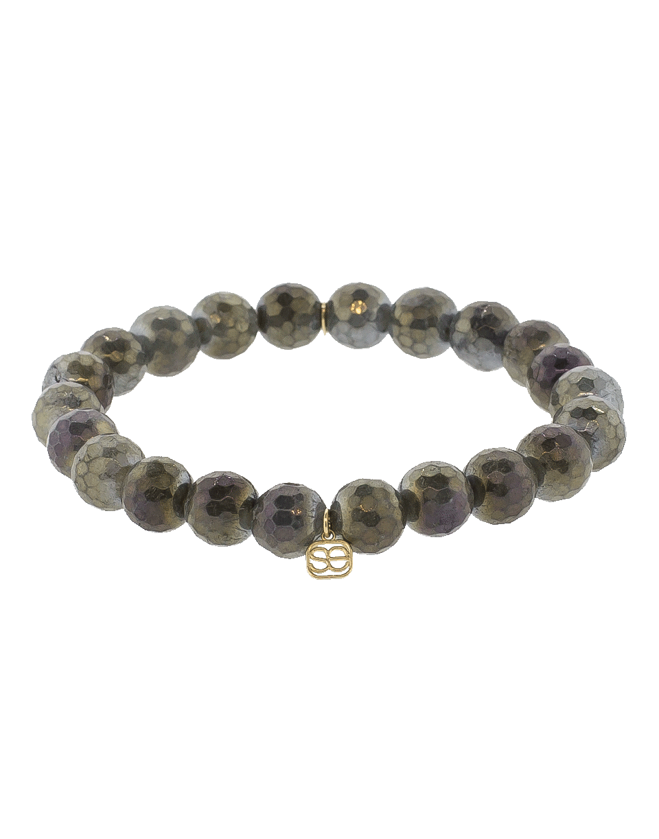 SYDNEY EVAN-Mini Disc Charm Bracelet-YELLOW GOLD