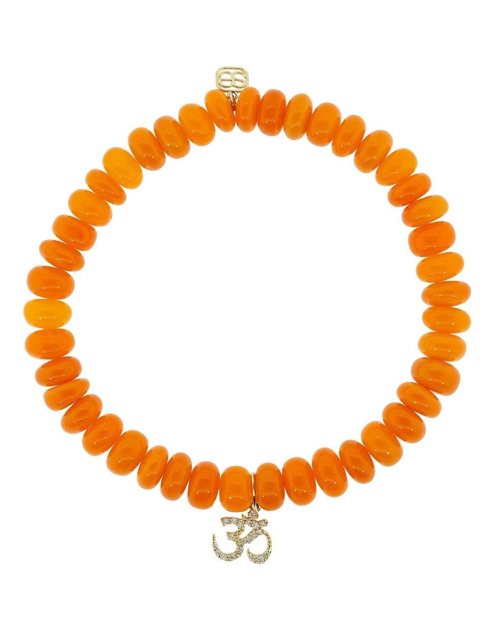 SYDNEY EVAN-OM Charm Bracelet-YELLOW GOLD
