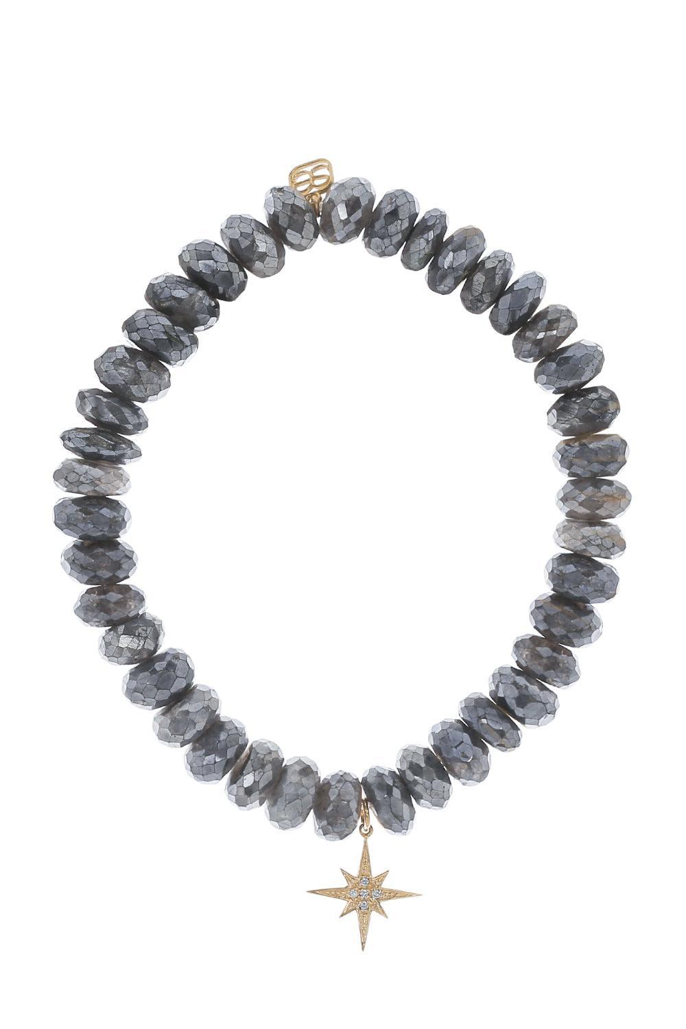 Small Starburst Mystic Labradorite Charm Bracelet-YELLOW GOLD-JEWELRYFINE JEWELBRACELET O-SYDNEY EVAN