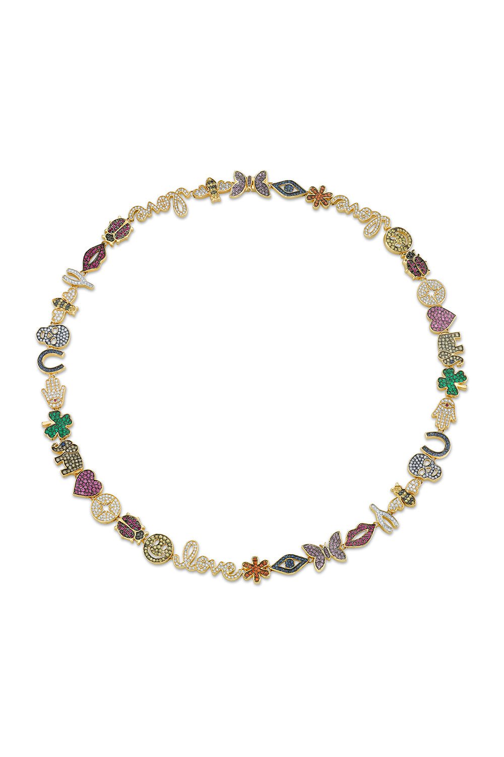 SYDNEY EVAN-15th Anniversary Necklace-YELLOW GOLD