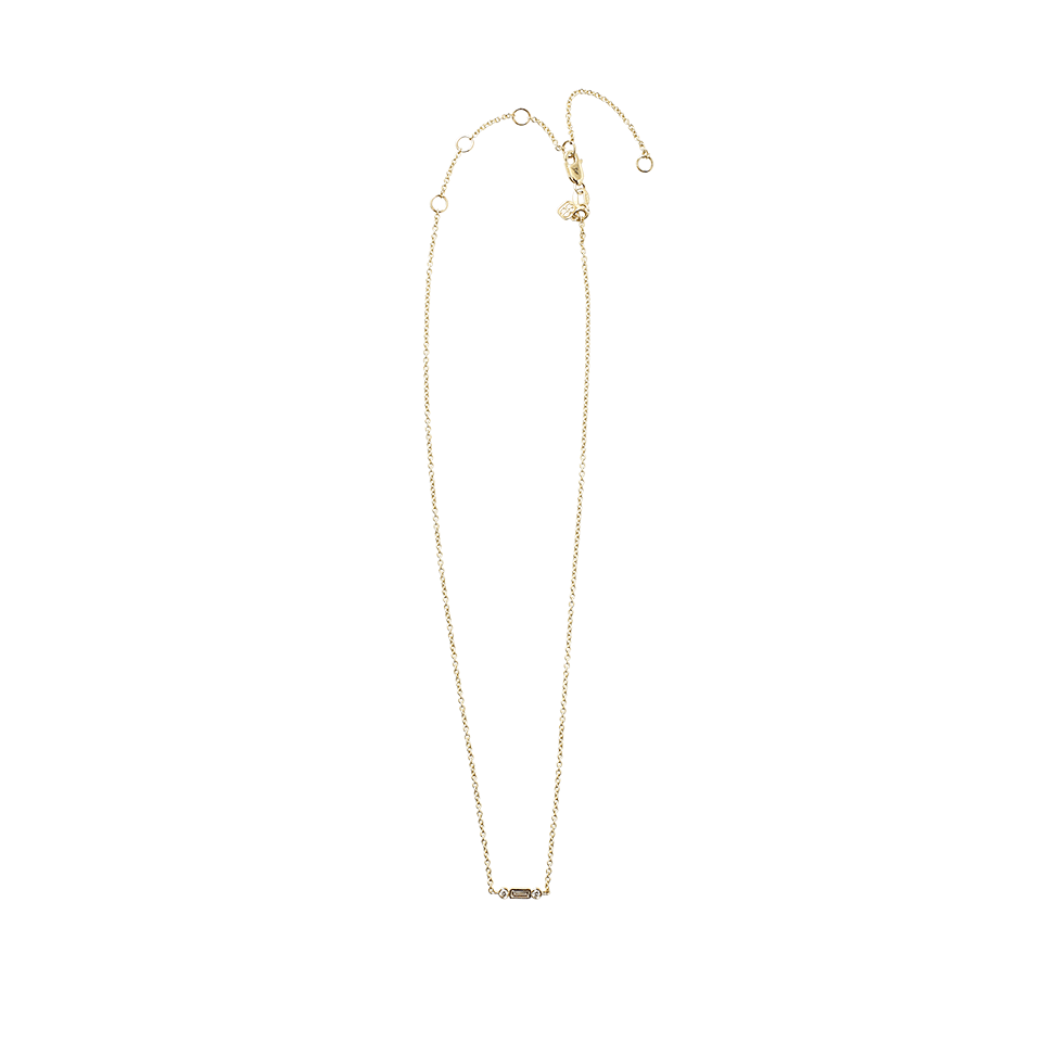 SYDNEY EVAN-Baguette Diamond Bezel Chain Choker-YELLOW GOLD