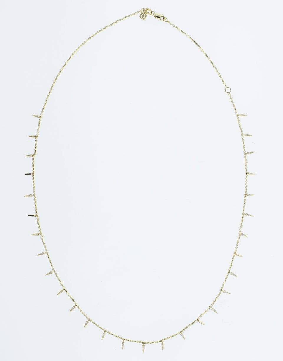 SYDNEY EVAN-Pave Fringe Necklace-YELLOW GOLD