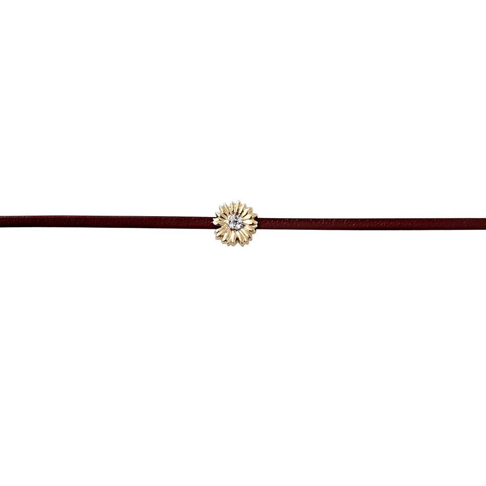 SYDNEY EVAN-Sunflower Slider Bead Wine Choker-YELLOW GOLD