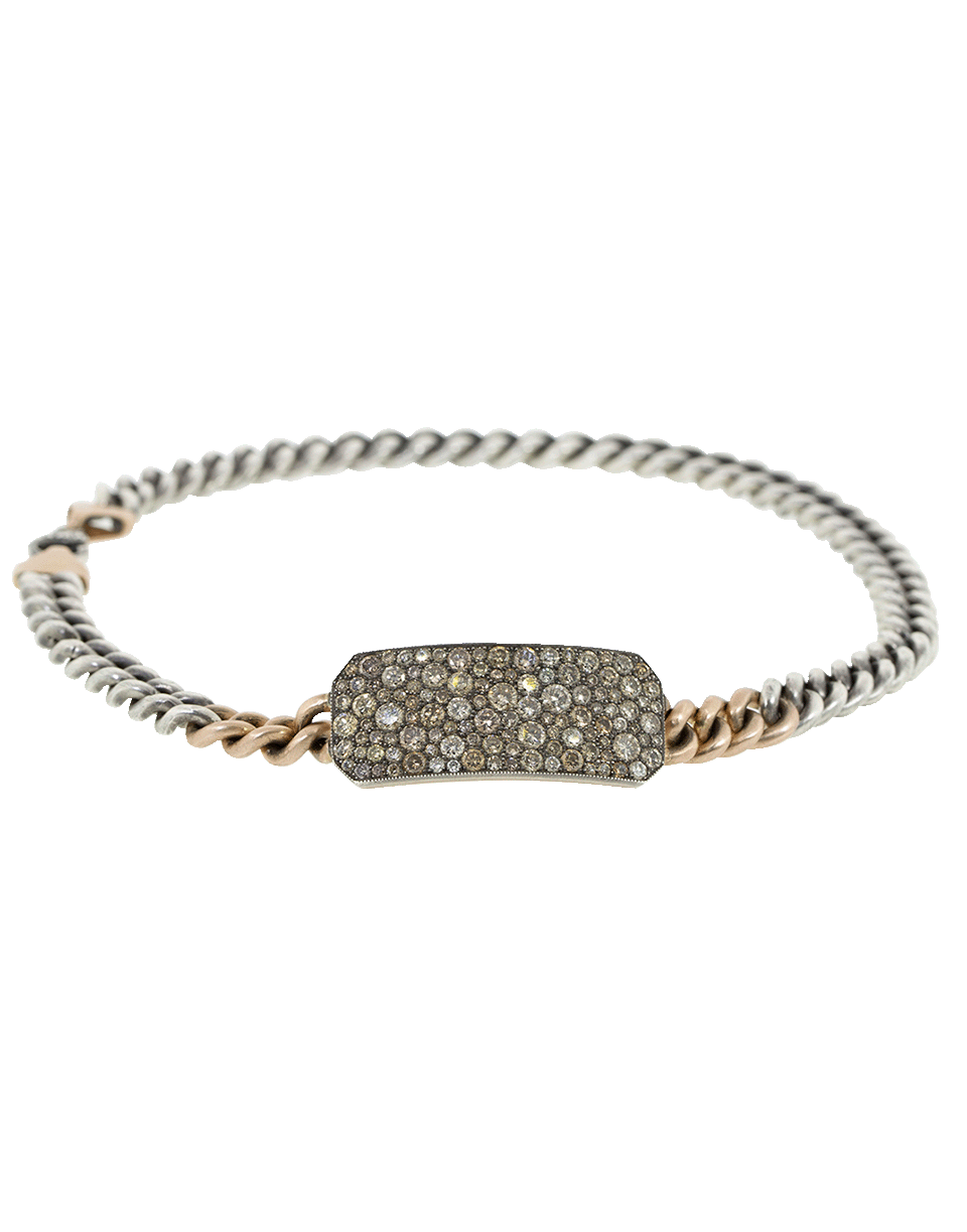 SYLVA & CIE-Champagne Diamond Ten Table Wrap Bracelet/Choker-ROSE GOLD