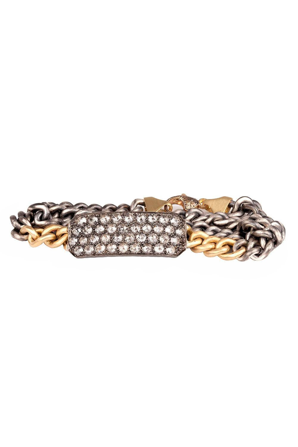 Grey Diamond Ten Table Bracelet