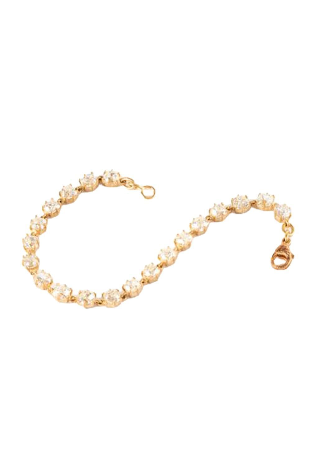 Diamond Cushion-Cut Tennis Bracelet-YELLOW GOLD-7-JEWELRYFINE JEWELBRACELET O-SYLVA & CIE 