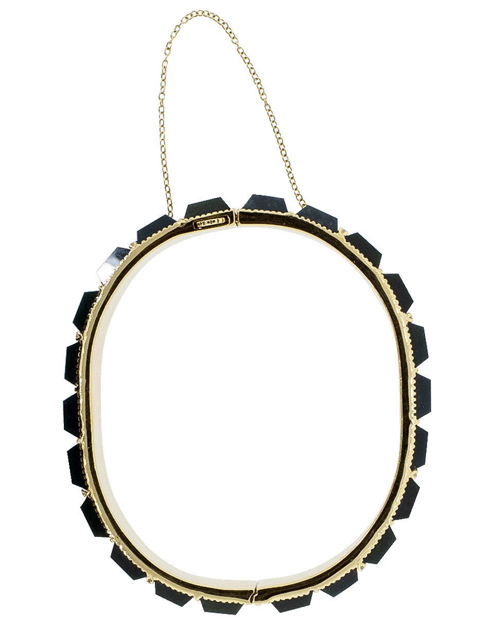 SYLVA & CIE-Bloodstone And Diamond Bracelet-YELLOW GOLD