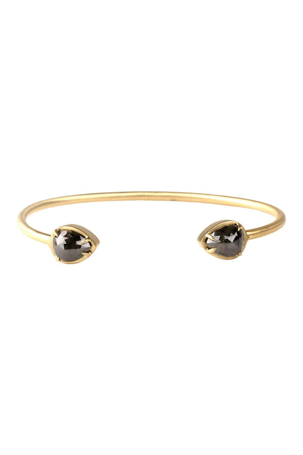 Diamond Pear Rough Cut Bracelet