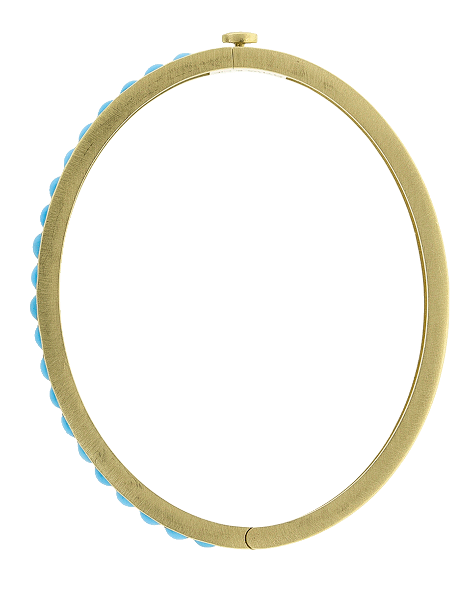 SYLVA & CIE-Eleni Turquoise Bracelet-YELLOW GOLD