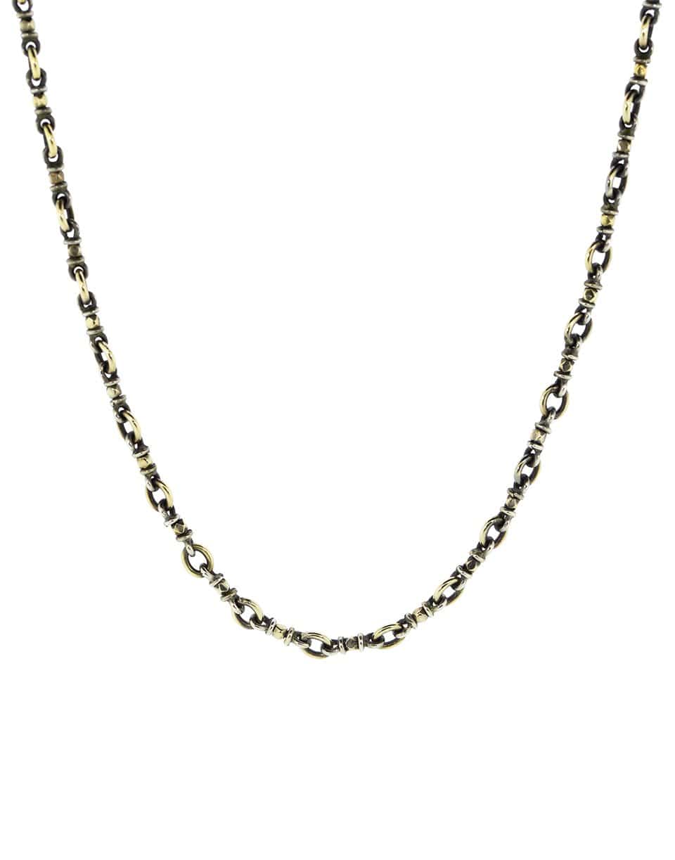 SYLVA & CIE-Confetti Chain-Link Necklace-GLD/SLVR