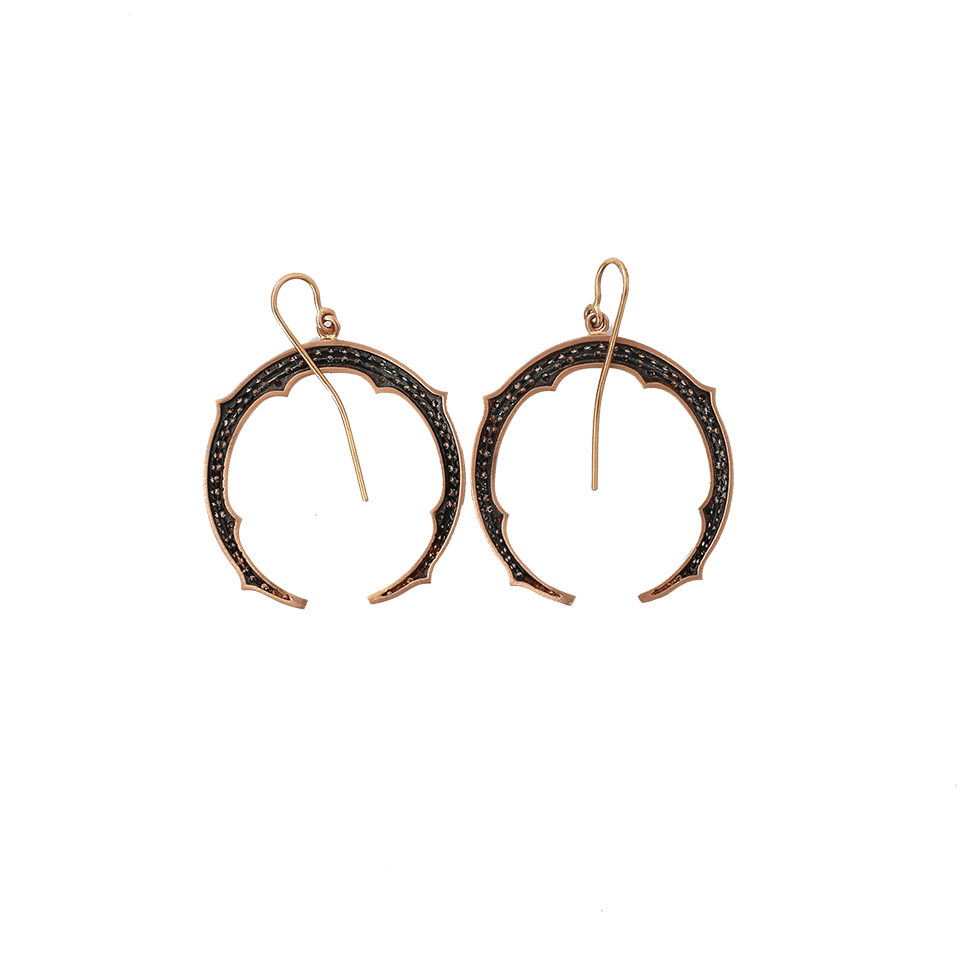 SYLVA & CIE-Horseshoe Earrings-ROSE GOLD