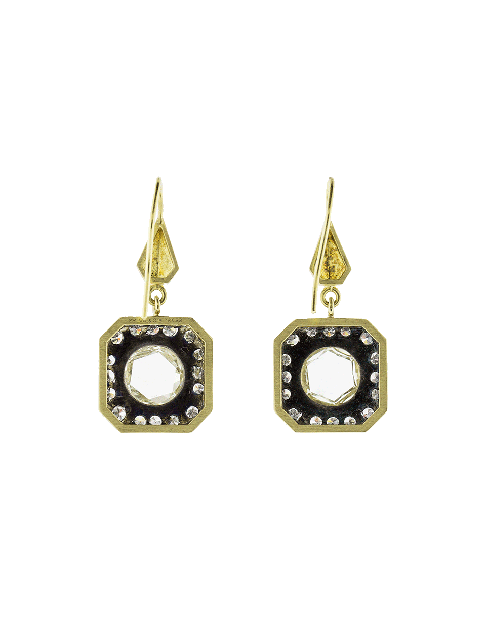 SYLVA & CIE-Diamond Earrings-YELLOW GOLD