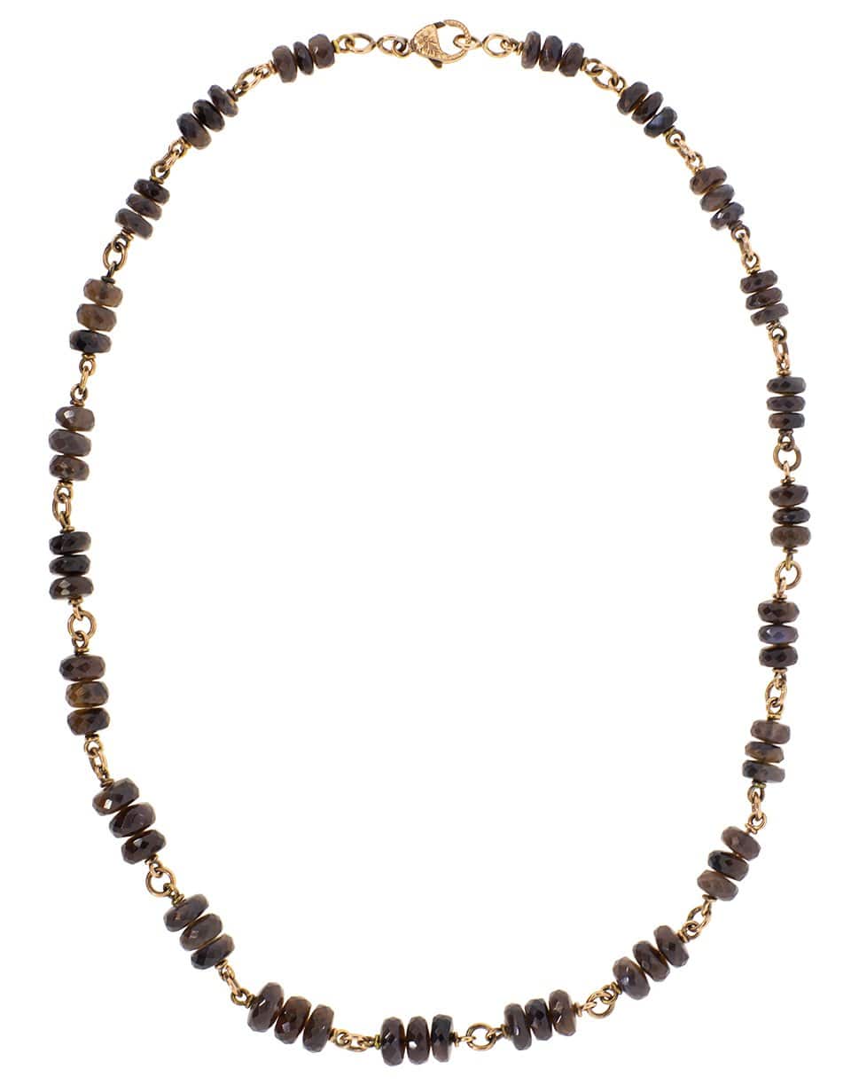 SYLVA & CIE-Australian Opal Bead Necklace-ROSE GOLD