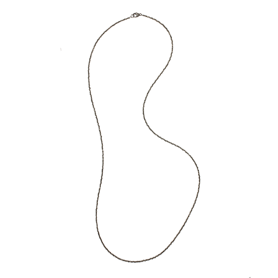 SYLVA & CIE-Small Hematite Bead Necklace-SILVER