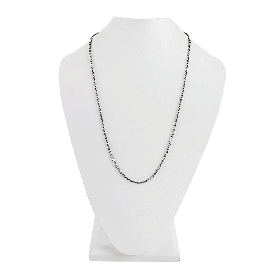 SYLVA & CIE-Thick Link Oxidized Sterling Silver Chain-SILVER