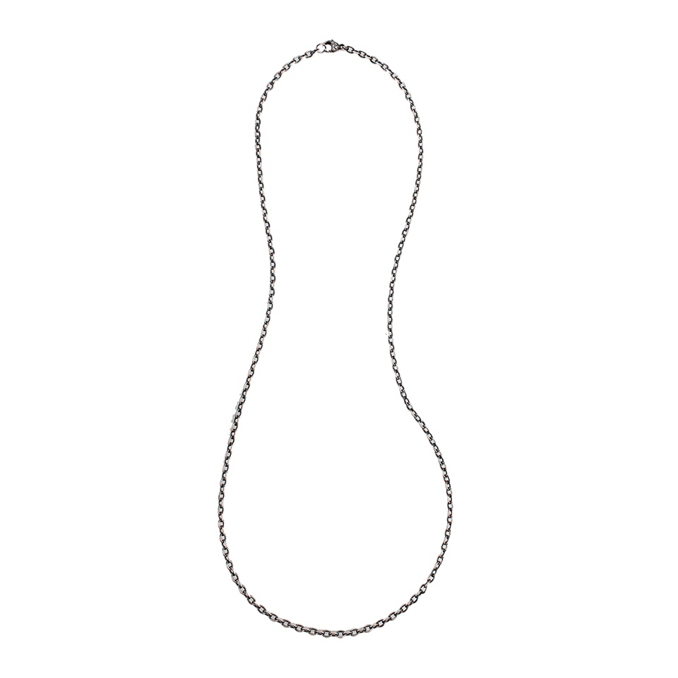SYLVA & CIE-Thick Link Oxidized Sterling Silver Chain-SILVER