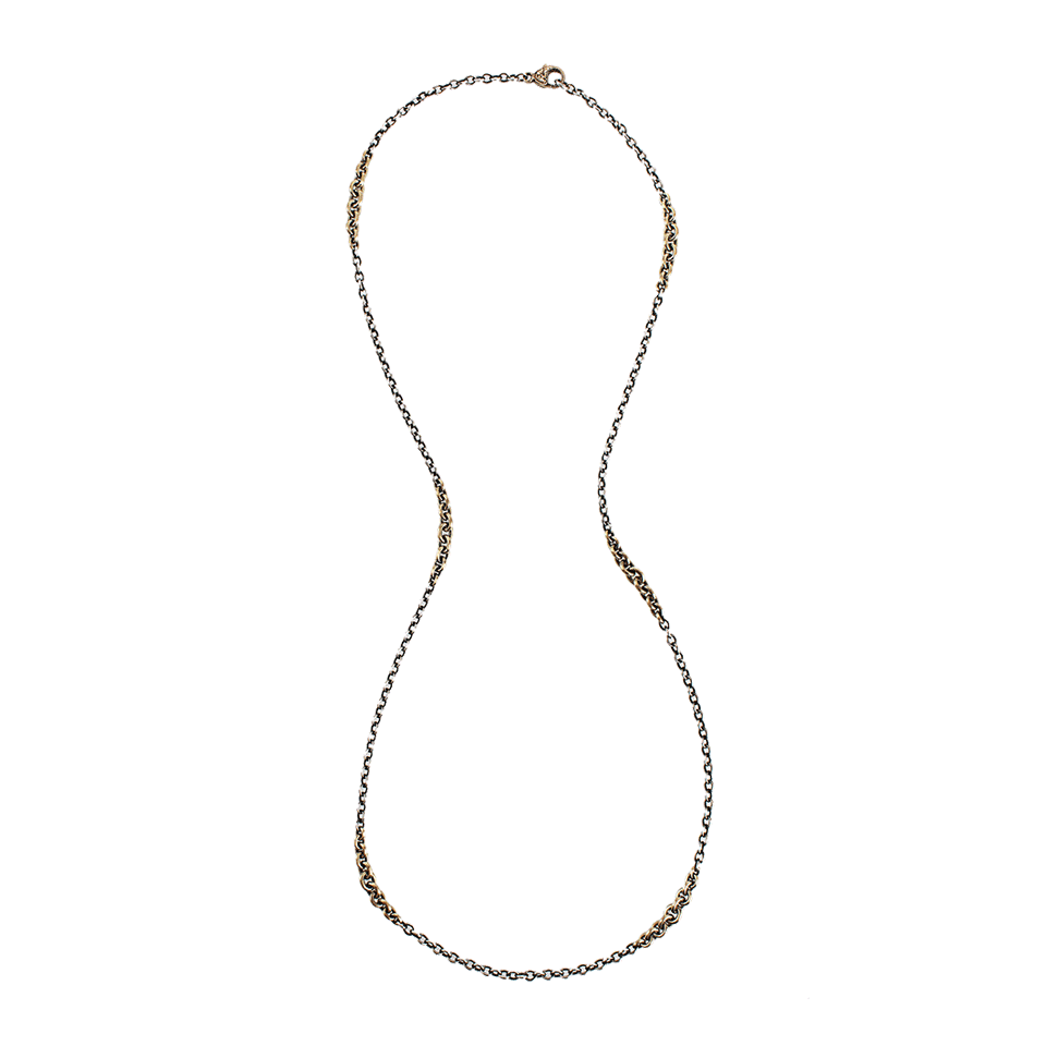 SYLVA & CIE-Yellow Gold and Sterling Silver Chain-SILVER
