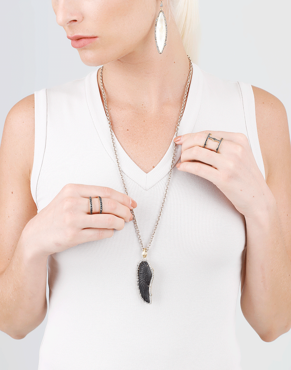SYLVA & CIE-Luca Chain Necklace-WHITE GOLD