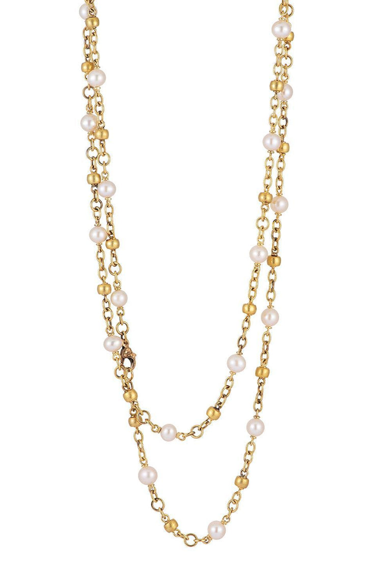 Pearl Bead Chain Necklace