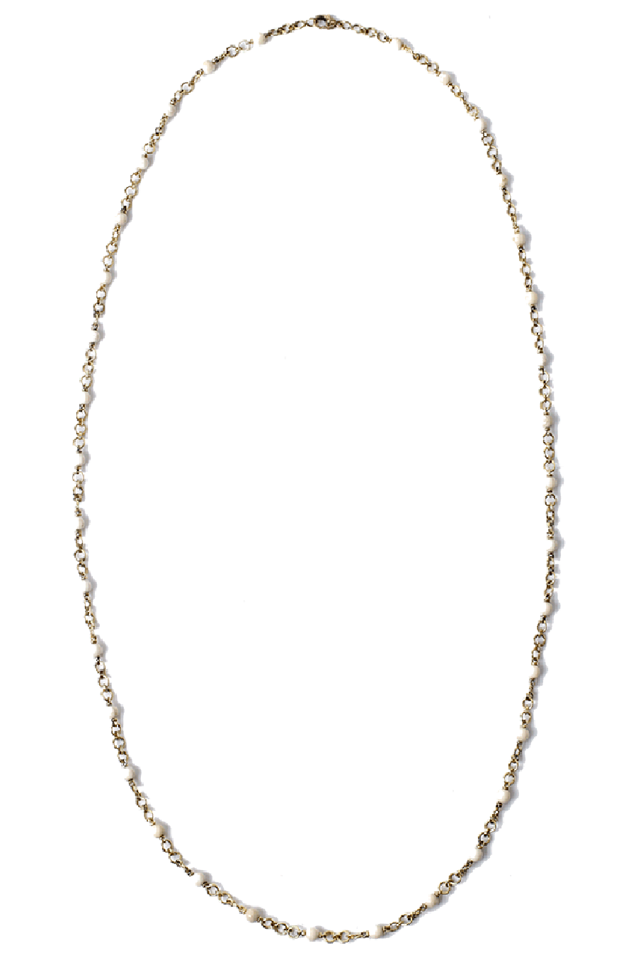 SYLVA & CIE-Baby Mammoth Bead Necklace-YELLOW GOLD