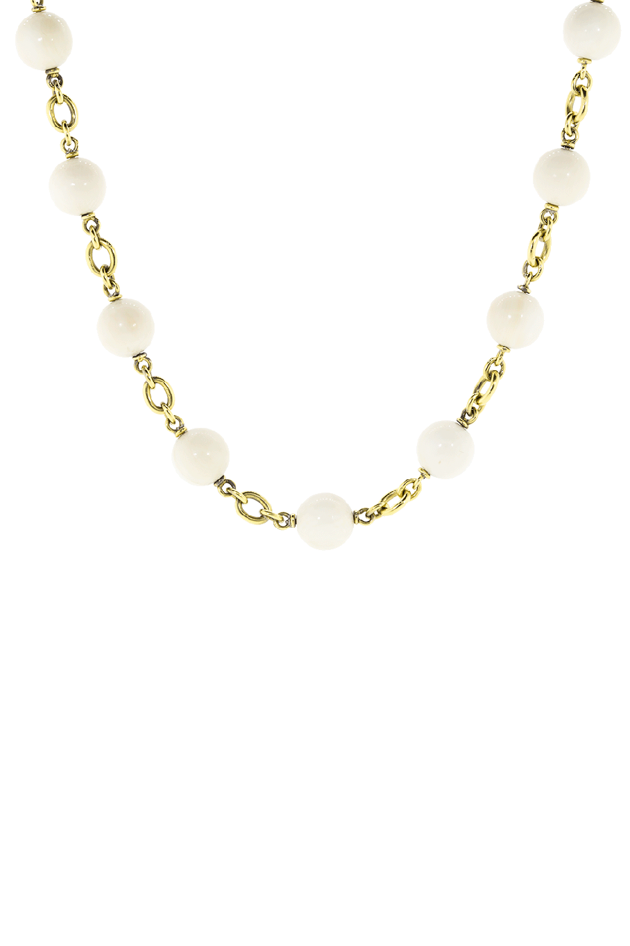 SYLVA & CIE-Beaded Necklace-YELLOW GOLD