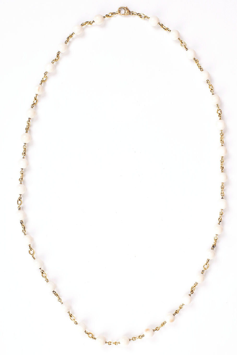 SYLVA & CIE-Beaded Necklace-YELLOW GOLD