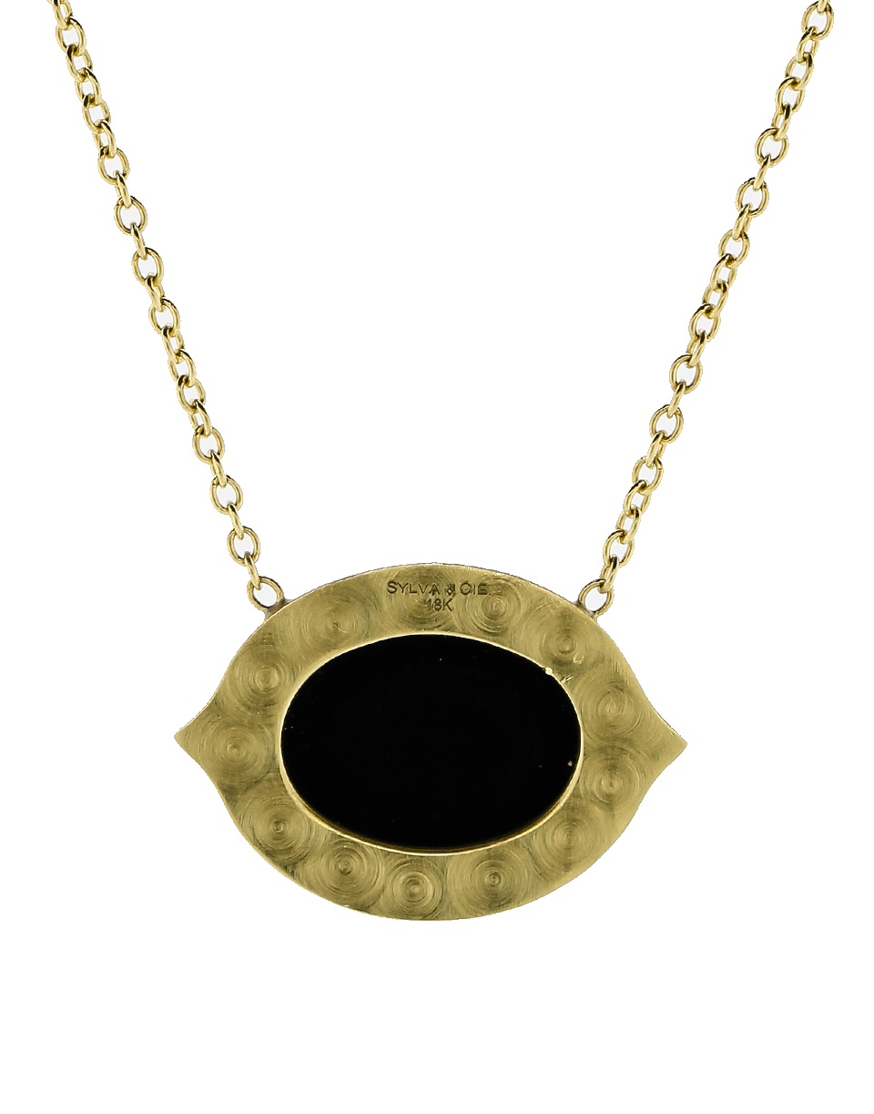 SYLVA & CIE-Cameo Horse Pendant Neklace-YELLOW GOLD