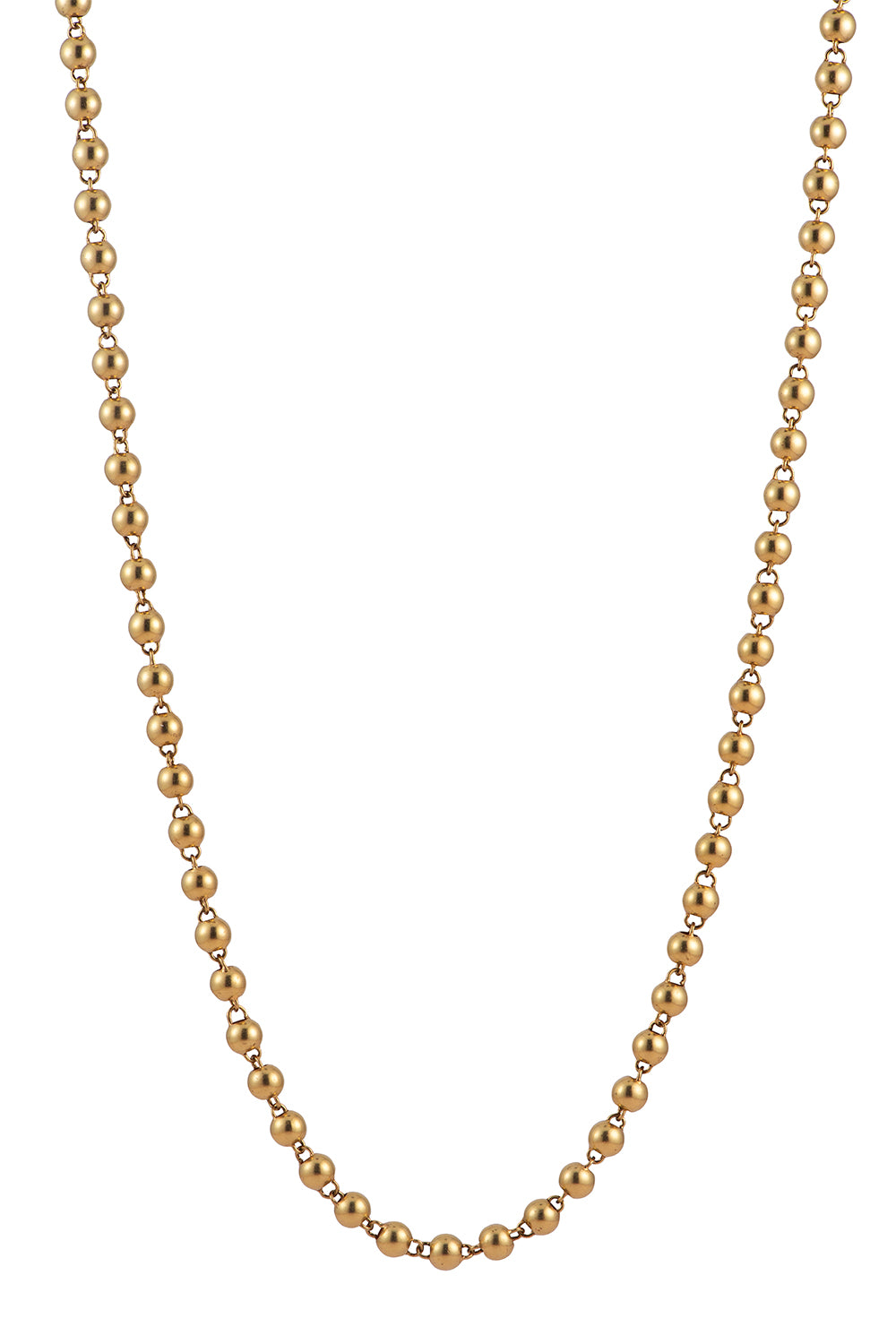 Dot Beaded Chain Necklace