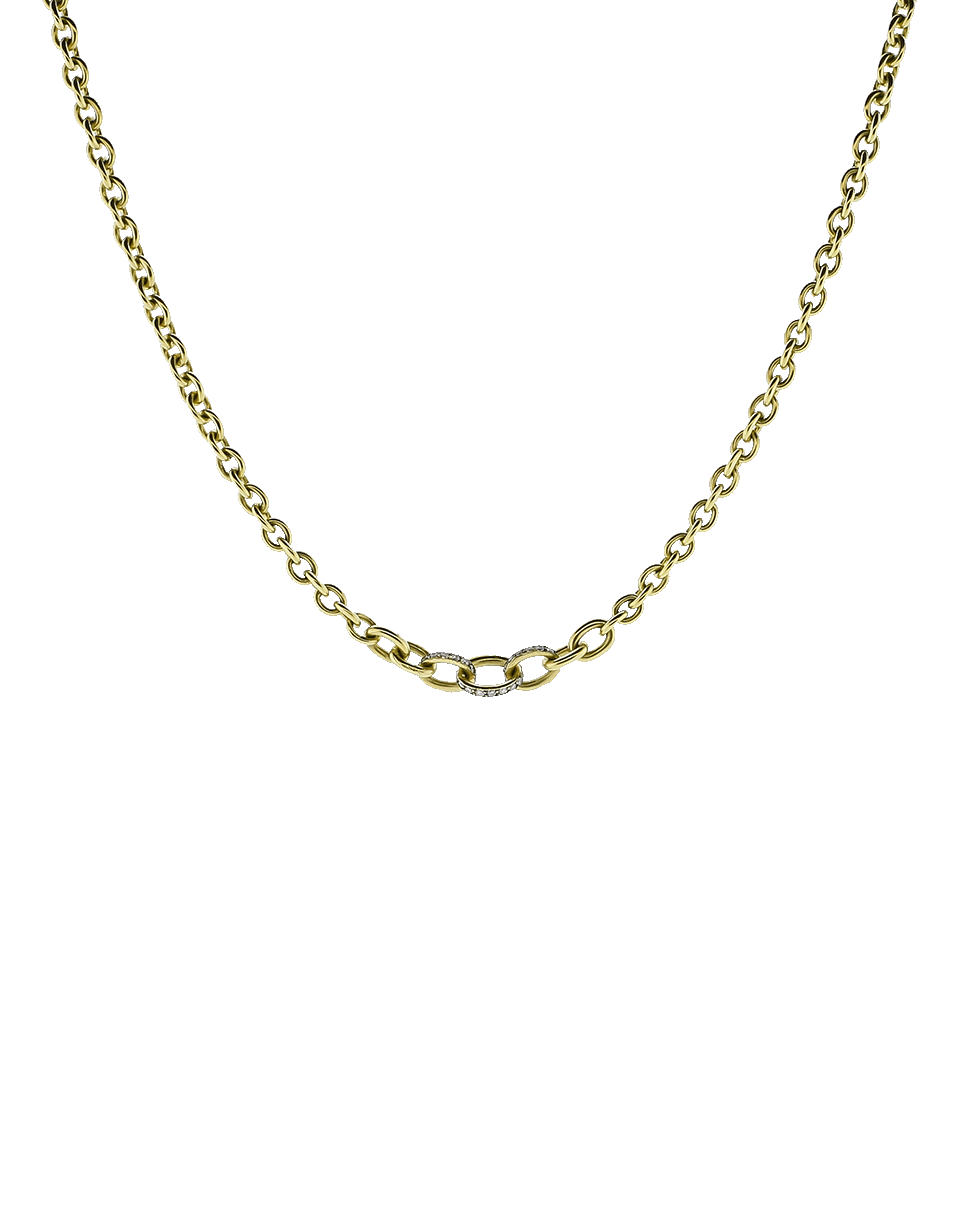 SYLVA & CIE-Gold Link Chain Necklace-YELLOW GOLD