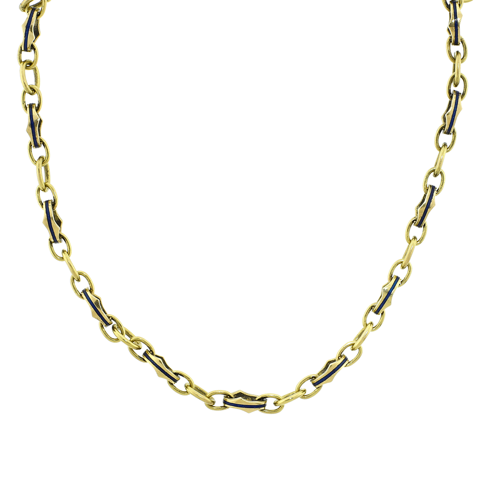SYLVA & CIE-Gold Link Necklace-YELLOW GOLD