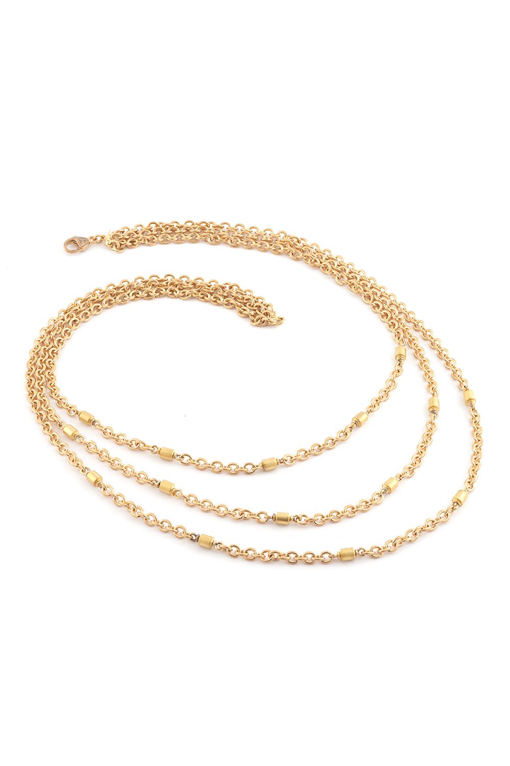 SYLVA & CIE-Luca Triple Nugget Chain-YELLOW GOLD