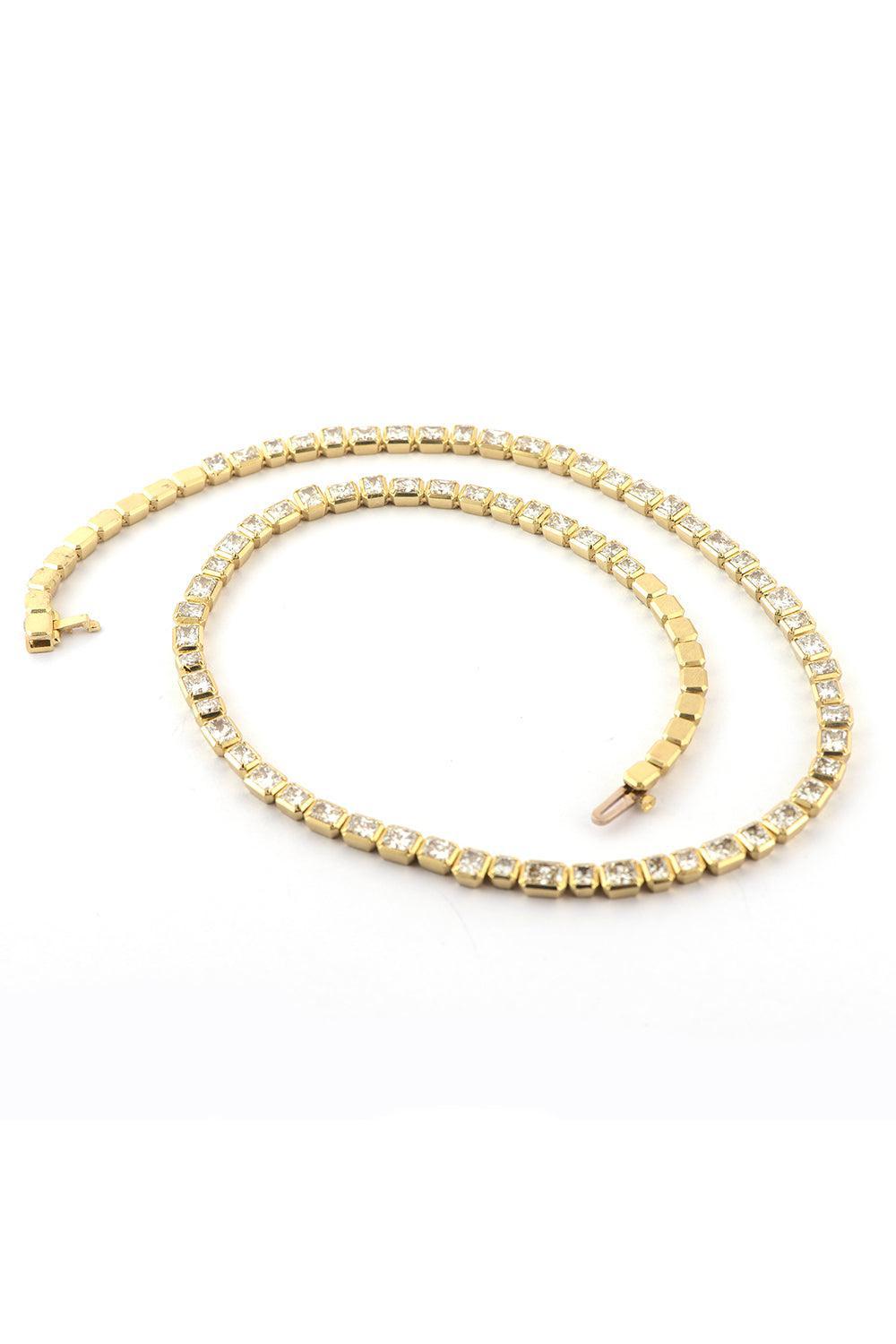 Mixed Shape Diamond Necklace