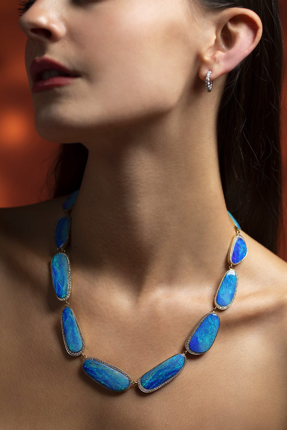 SYLVA & CIE-Opal Necklace-YELLOW GOLD