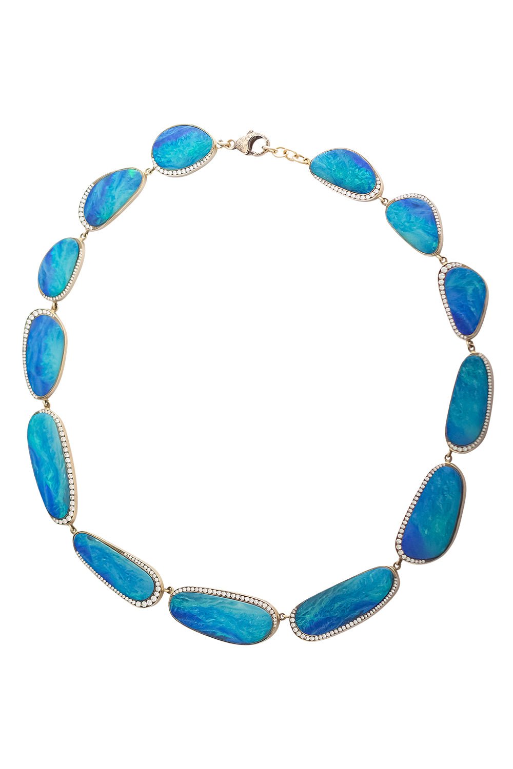 SYLVA & CIE-Opal Necklace-YELLOW GOLD