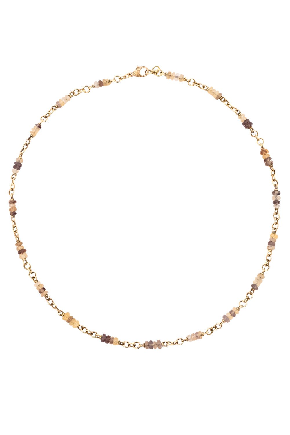 SYLVA & CIE-Opal Pearl Necklace-YELLOW GOLD