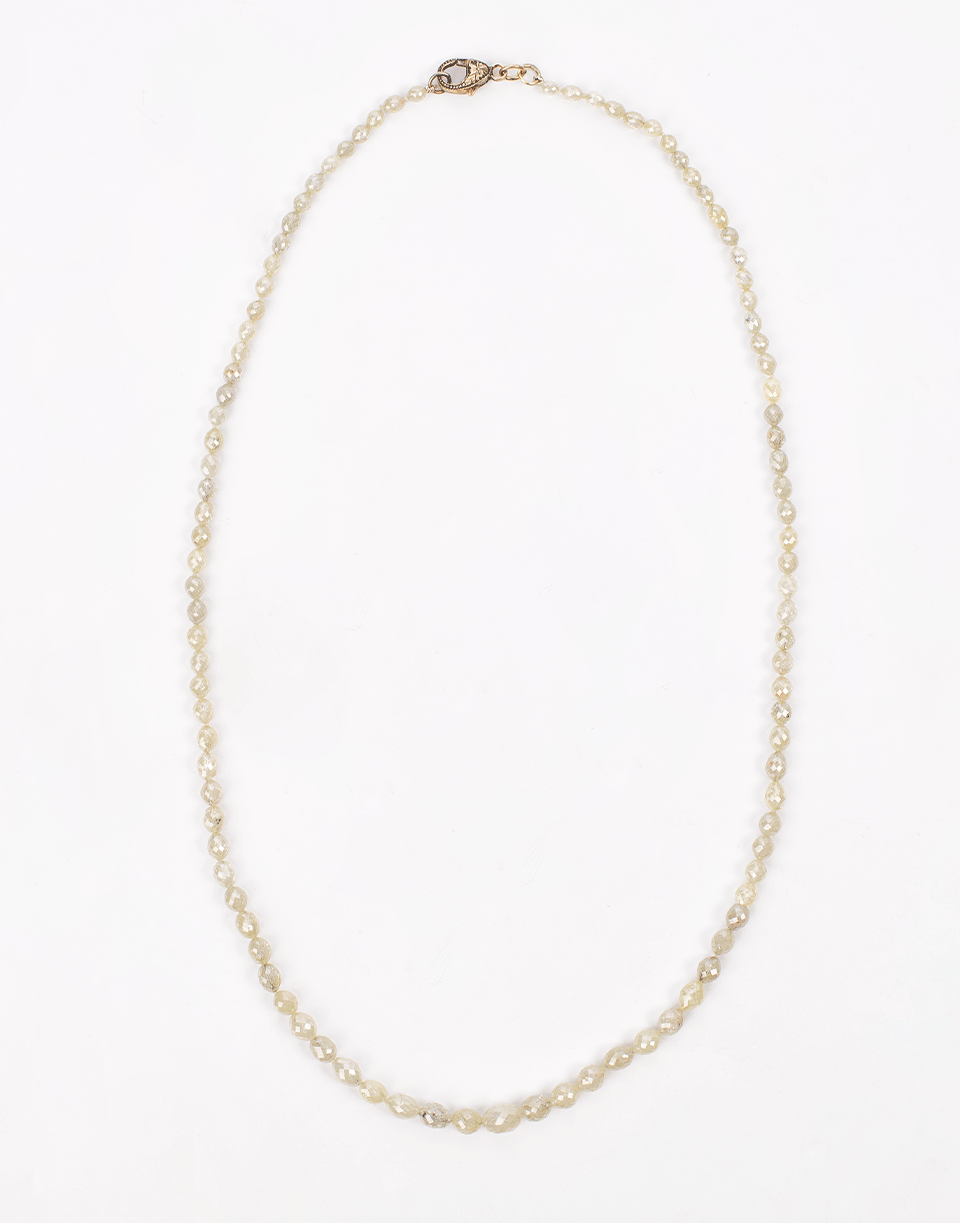 SYLVA & CIE-Rough Diamond Bead Necklace-YELLOW GOLD