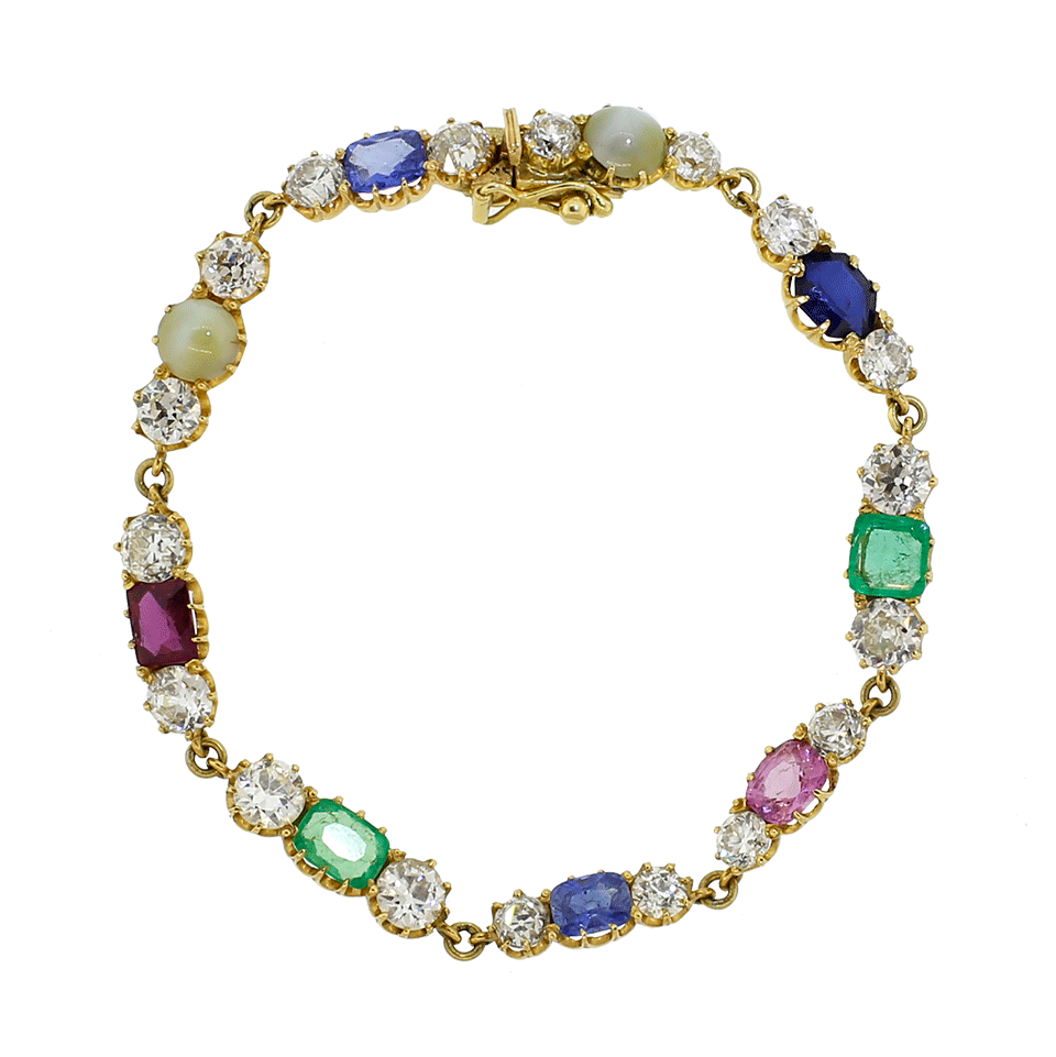 SYLVA & CIE-Vintage Bracelet & Choker Necklace-YELLOW GOLD