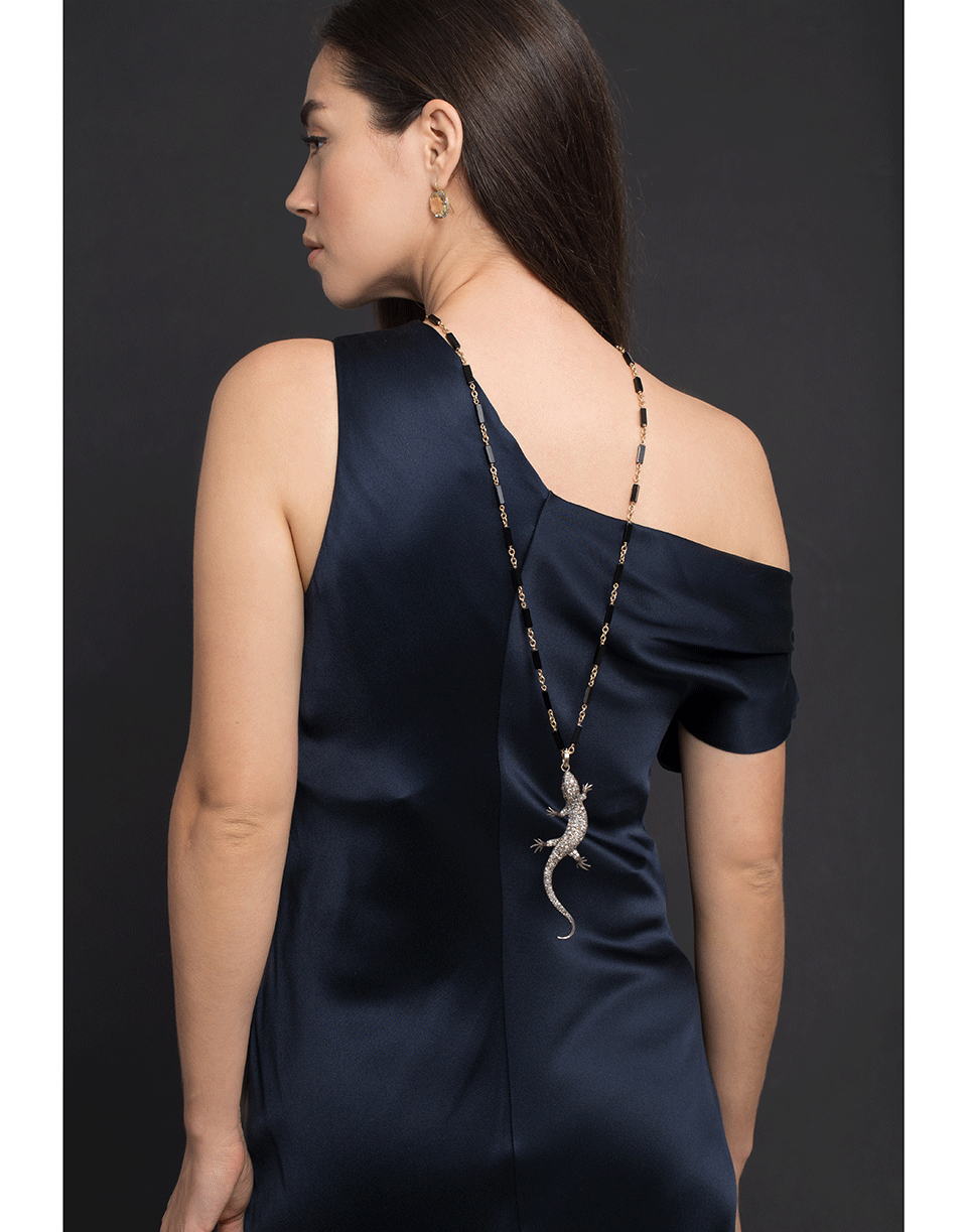 SYLVA & CIE-Vintage Diamond Leo Pendant-ROSE GOLD