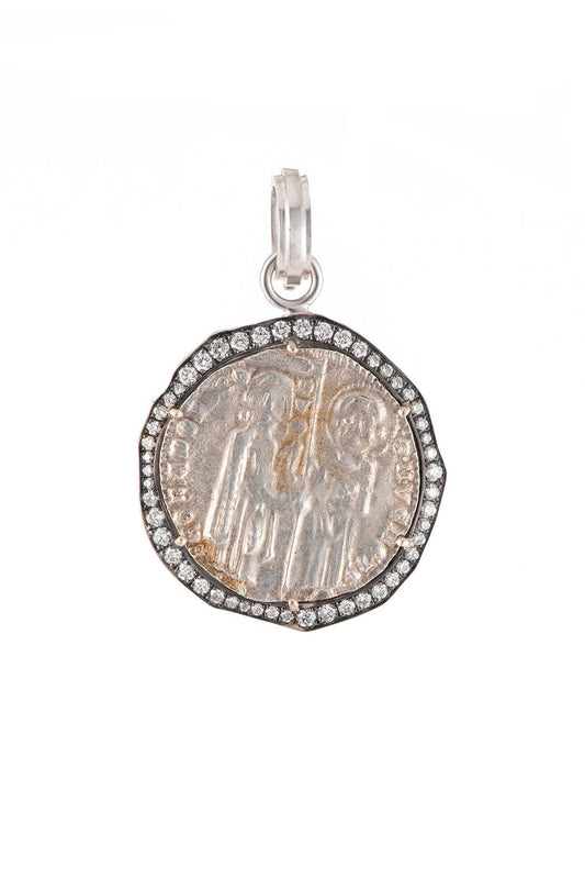 SYLVA & CIE-Venician Pendant-WHITE GOLD