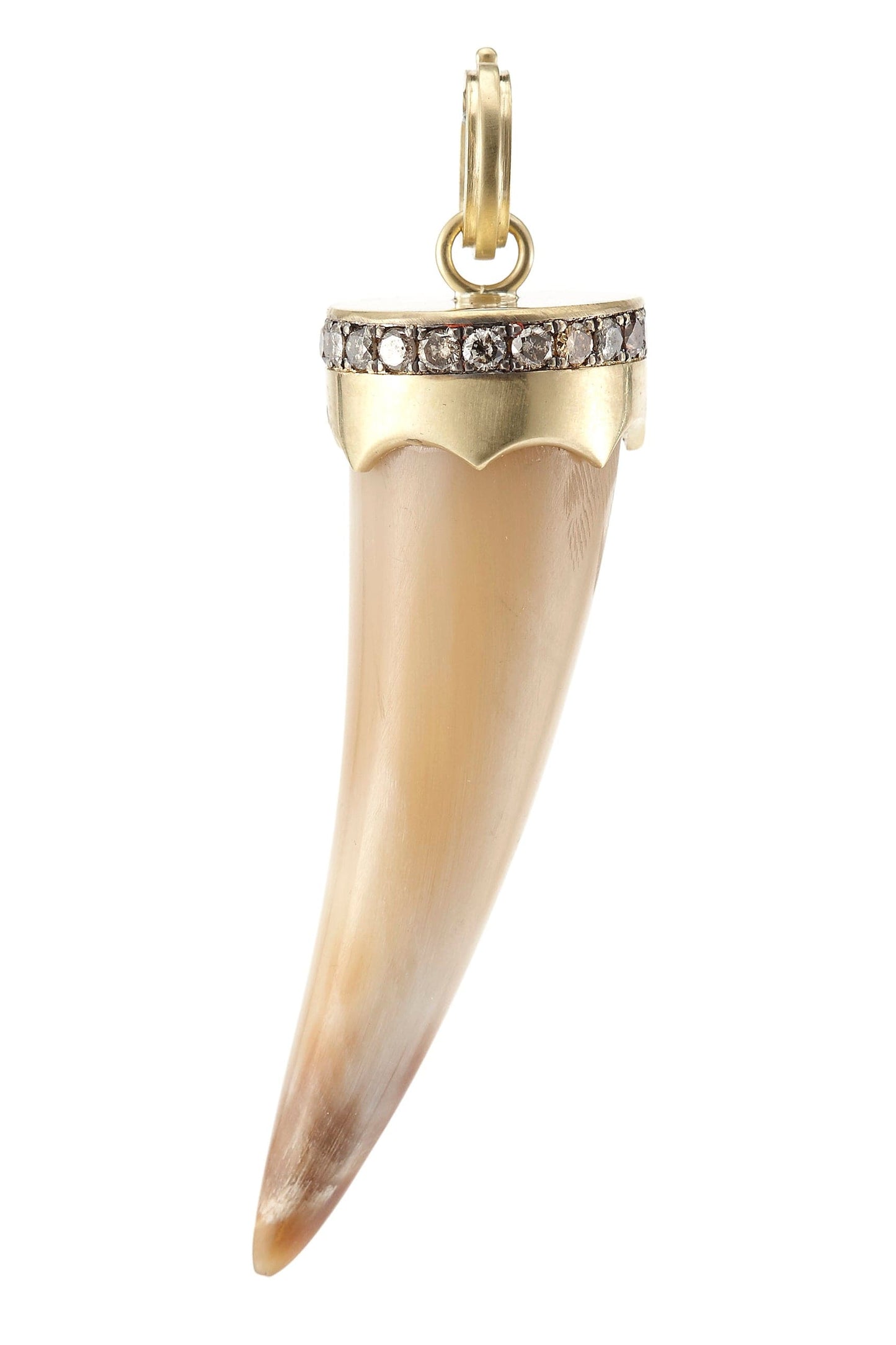 SYLVA & CIE-Bull Horn Pendant-YELLOW GOLD
