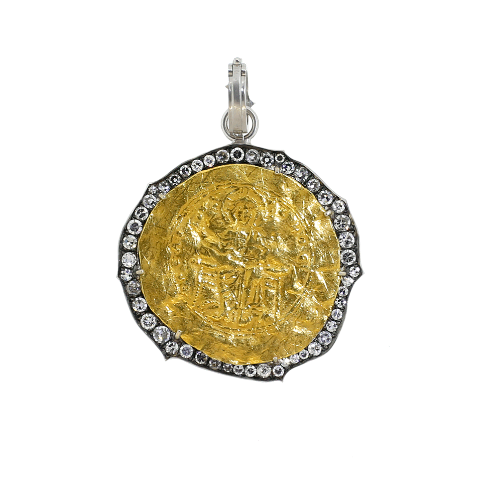 SYLVA & CIE-Byzantine Empire Coin Pendant-YELLOW GOLD
